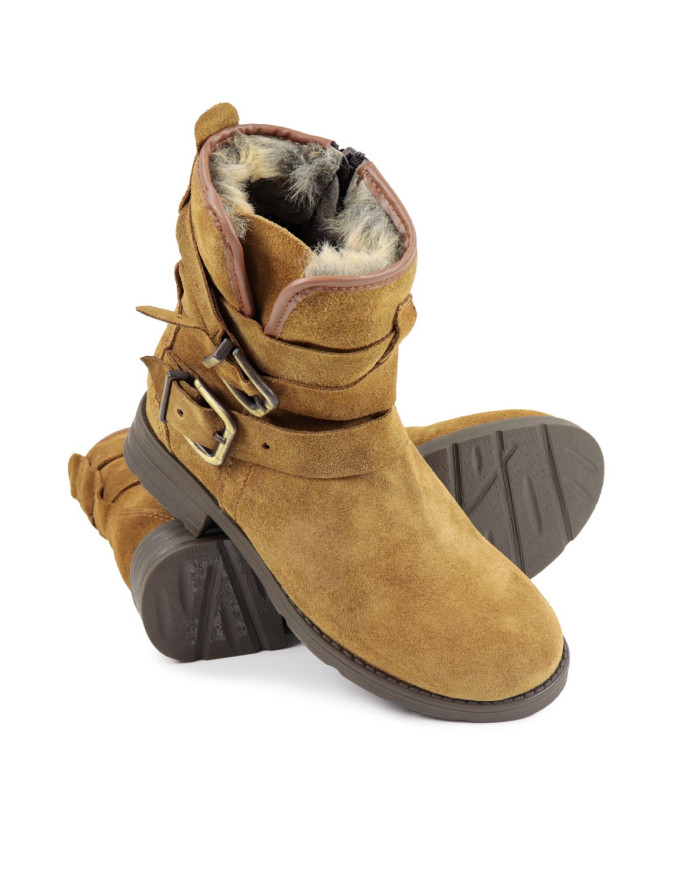 Botas de Menina com Pelo no Interior