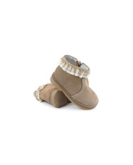 Children's Boots with Lace and Rubber Sole