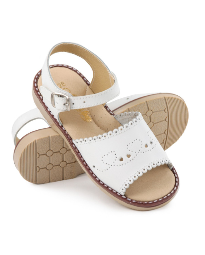 Sandálias Menina com Tira Perfurada