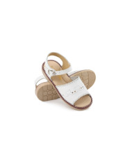 Sandals Girl with Perforated Strip