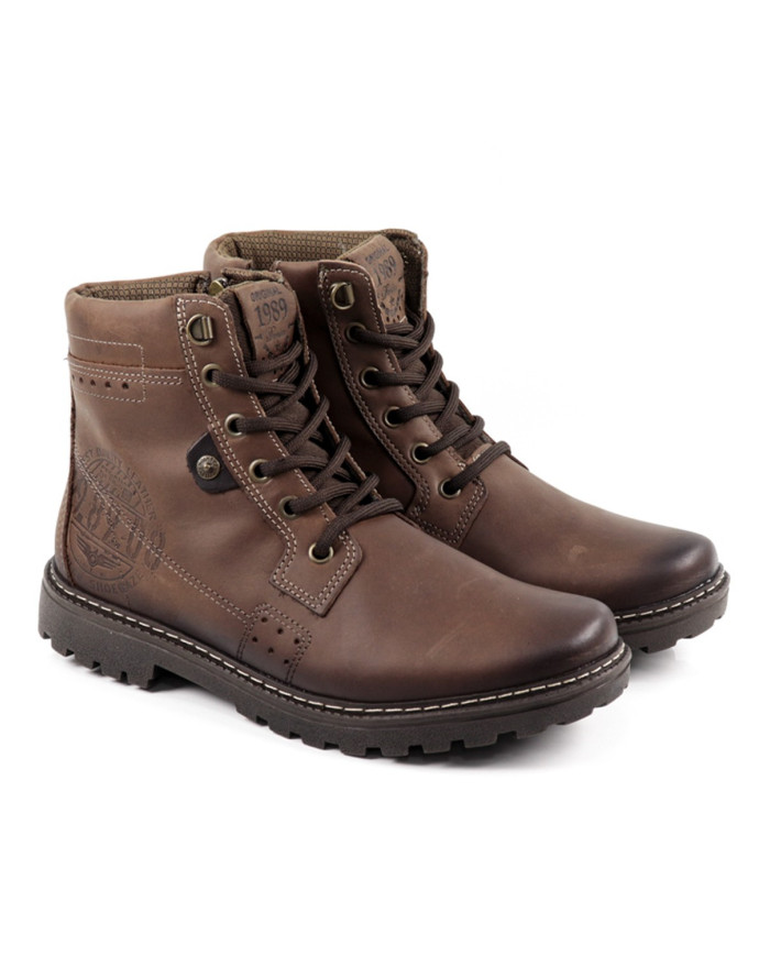 Botas de hombres con bloqueo de pie