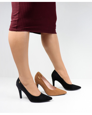 Lady Stilettos en Nobuck Ginova