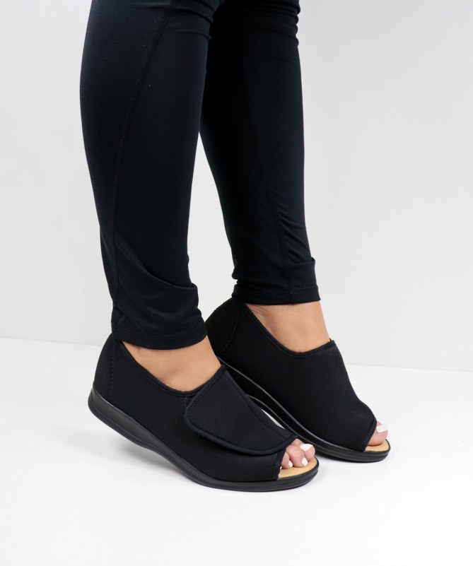 Zapatos Ginova Comfort extra ligeros con velcro de apertura completa