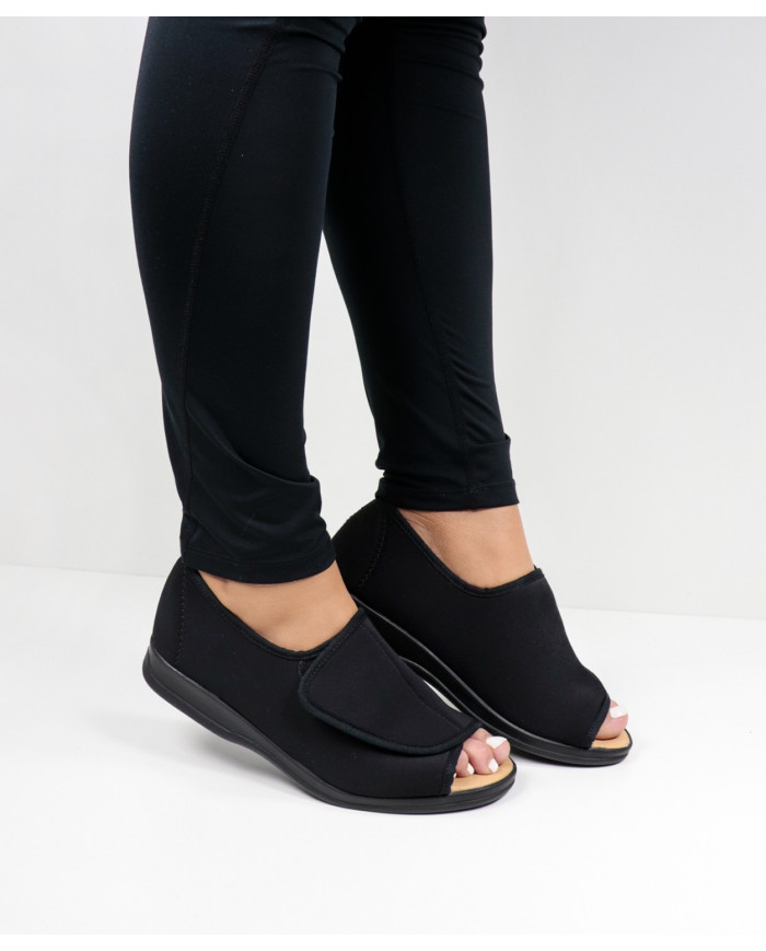 Zapatos Ginova Comfort extra ligeros con velcro de apertura completa