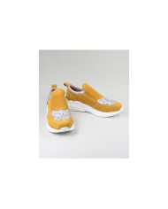 Sapatilhas de Mulher Ginova Amarelo com Elástico