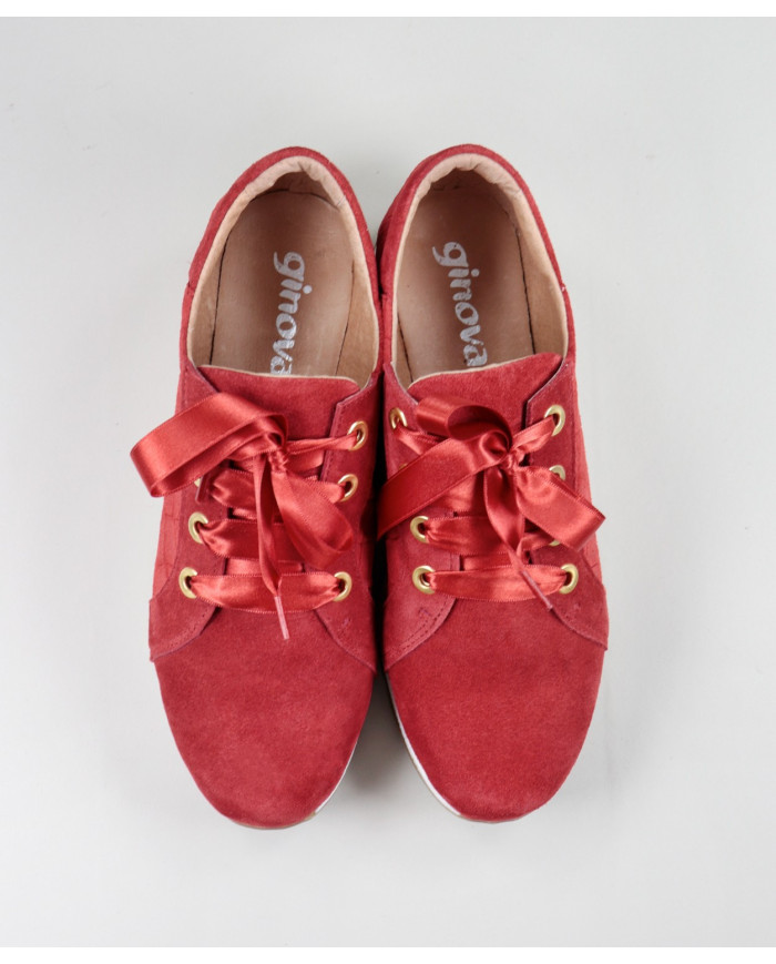Ginova Women Sports in Red with Satin Wholesalers
