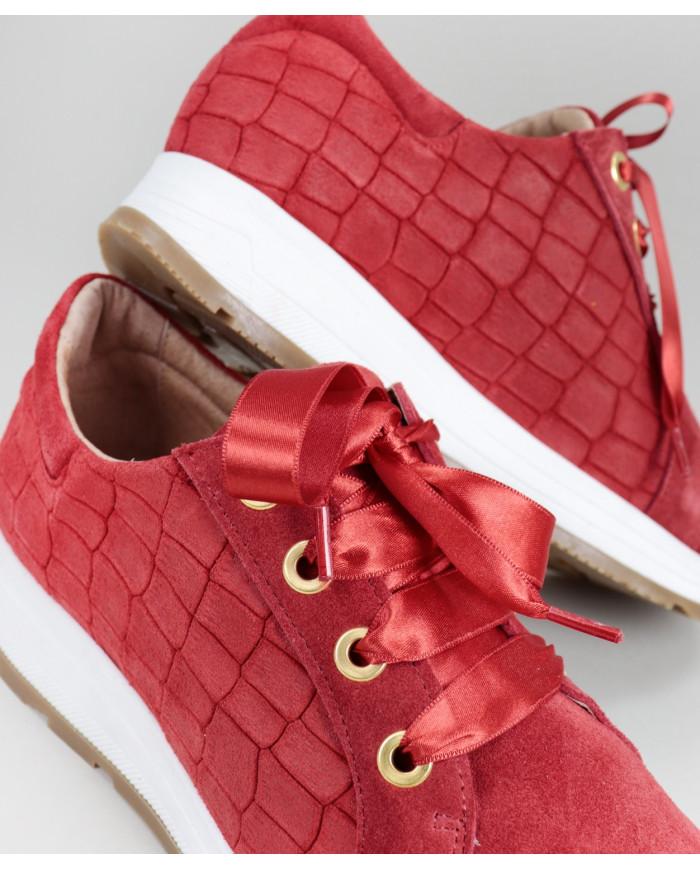 Ginova Women Sports in Red with Satin Wholesalers