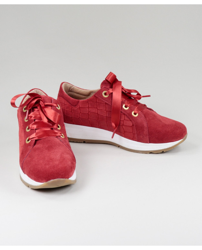 Ginova Women Sports in Red with Satin Wholesalers