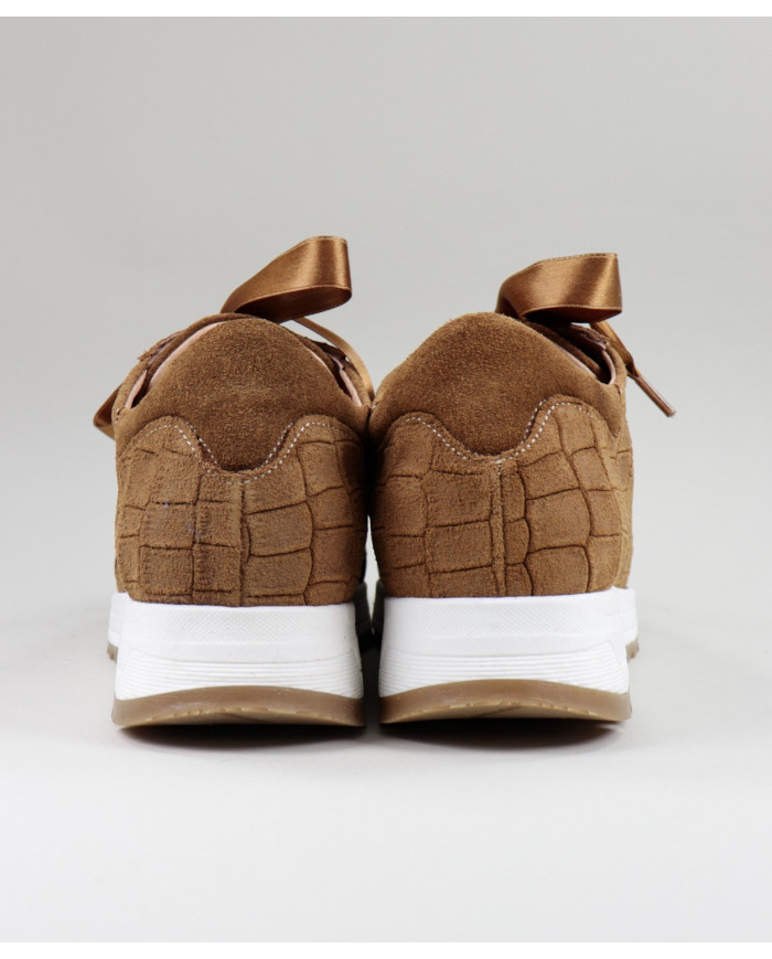 Ginova Women Sports in Camel with Satin Wholesalers