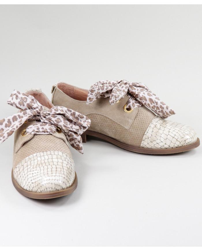 Zapatos de Oxford Ginova con fundas de tela