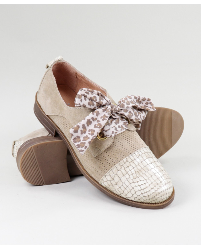 Zapatos de Oxford Ginova con fundas de tela