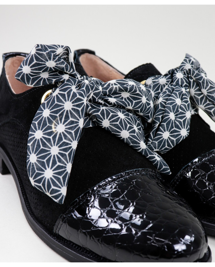 Zapatos de Oxford Ginova con fundas de tela