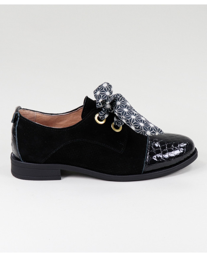 Zapatos de Oxford Ginova con fundas de tela