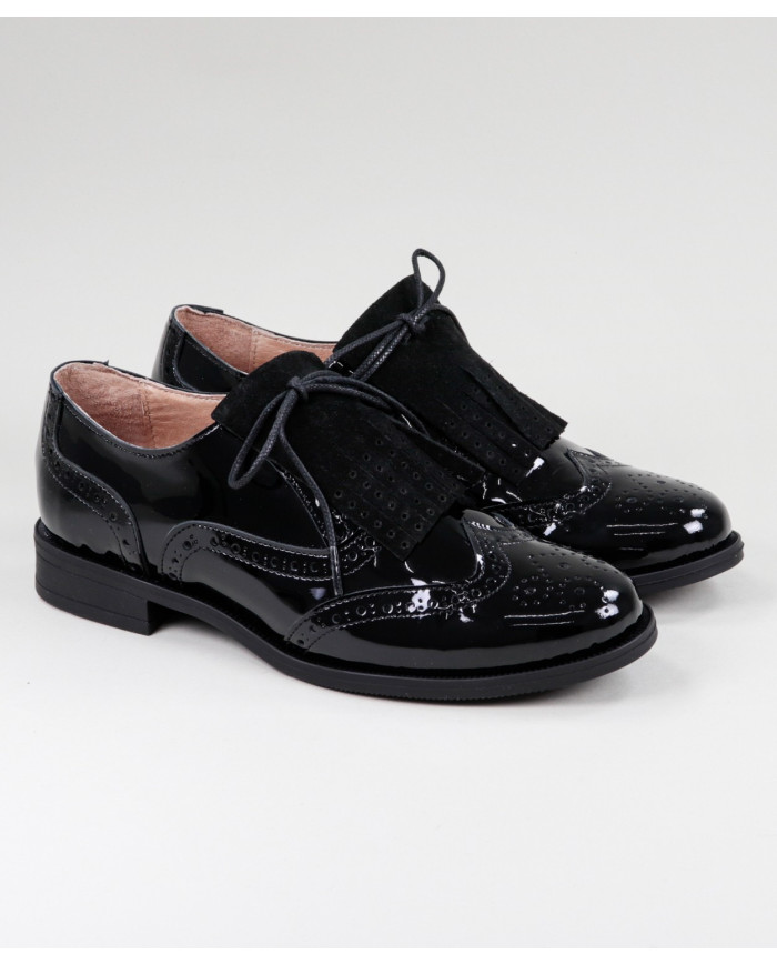 Zapatos Oxford Ginova con Naranjas en barniz