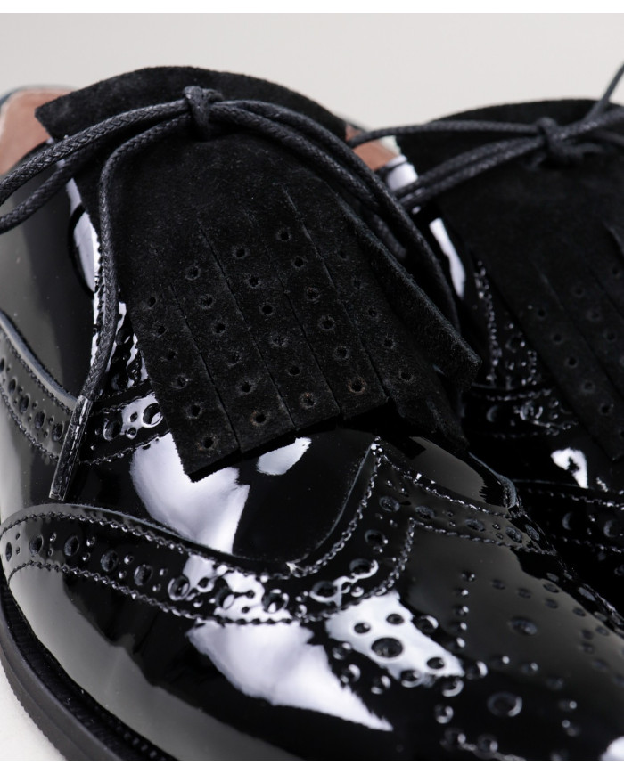 Zapatos Oxford Ginova con Naranjas en barniz