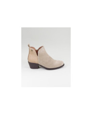 Botas Ginova efeito Crocodilo Atrás em taupe