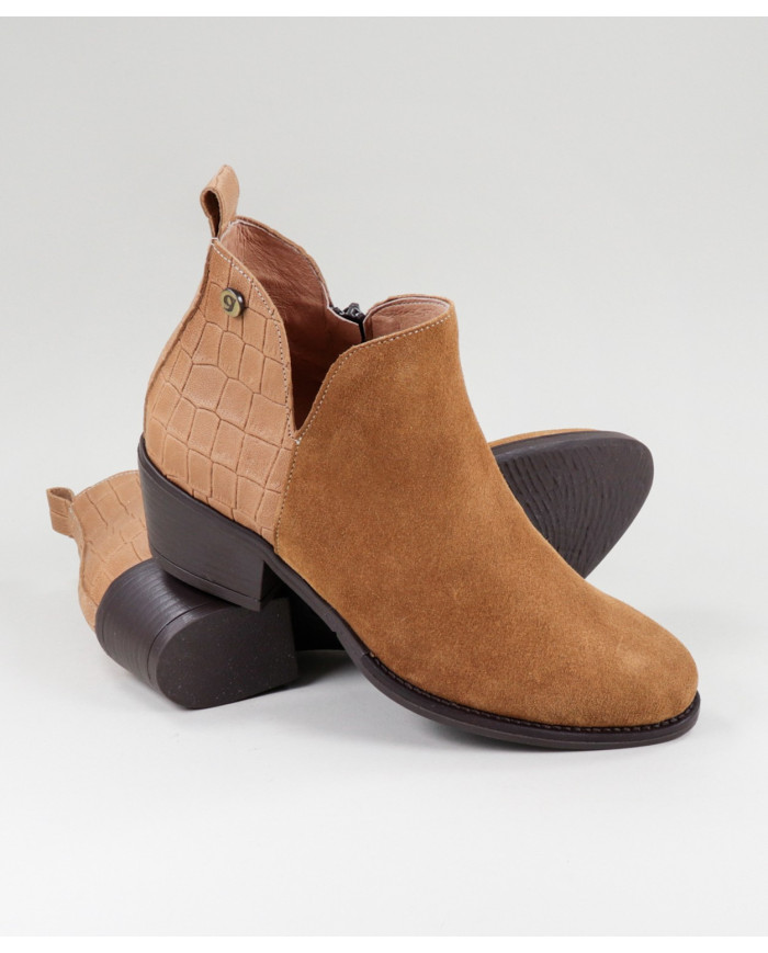 Botas de mujeres Ginova con efecto de coco
