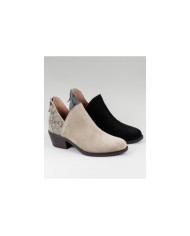 Botas de mujeres Ginova con patrón y cierre