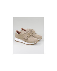 Sapatilhas Femininas Ginova em Taupe com Laço