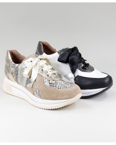 Damas Ginova zapatos con Satin Wholesalers