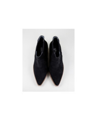 Botas Texanas em Preto de Salto Médio Ginova