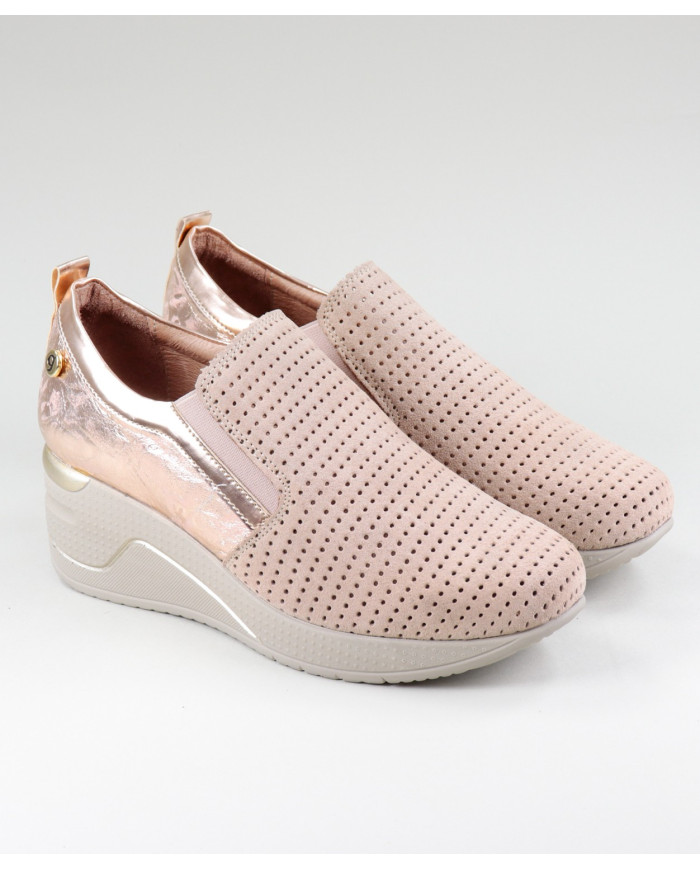 Pink Women Shoes Ginova Elastic