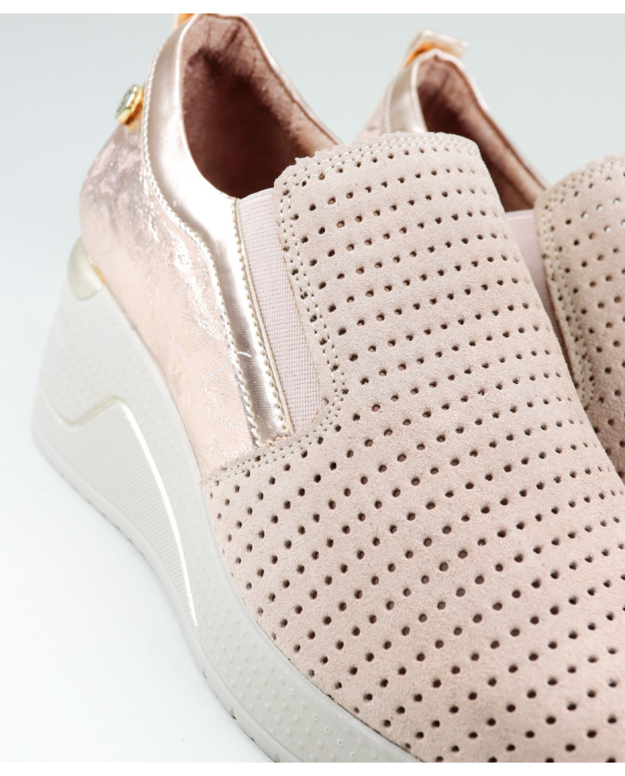 Pink Women Shoes Ginova Elastic