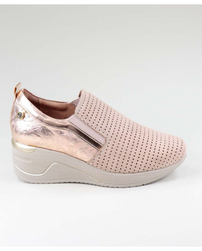 Pink Women Shoes Ginova Elastic