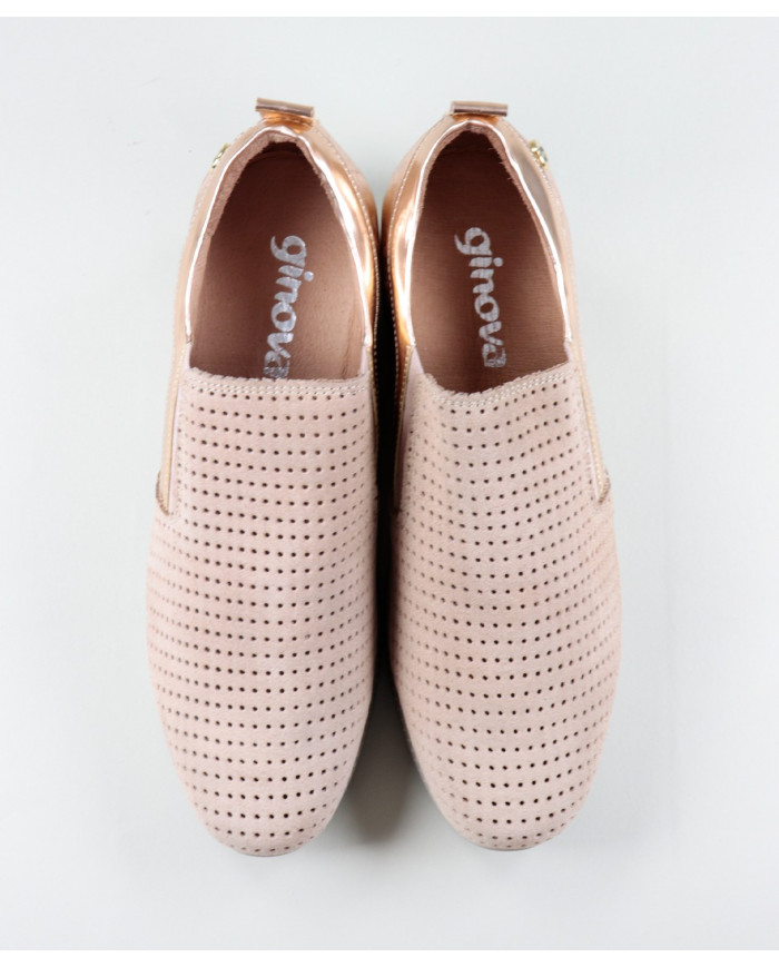 Pink Women Shoes Ginova Elastic