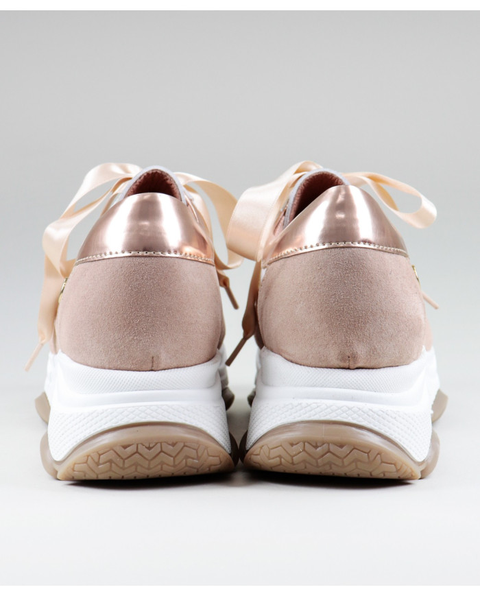 Women's Nude Sneakers Ginova Trainers