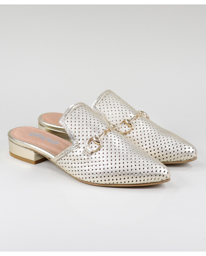 Damas Ginova Mules con Aplicación