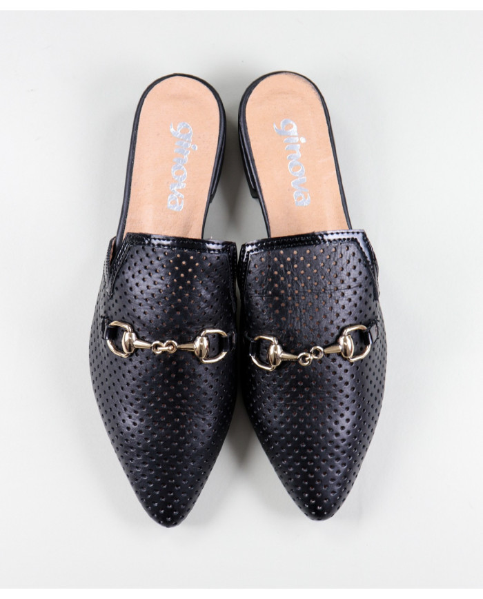 Damas Ginova Mules con Aplicación