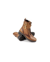 Botas Militares Camel de Atacador Ginova com Fivela