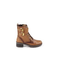 Botas Militares Camel de Atacador Ginova com Fivela