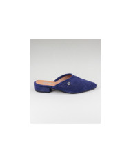 Mules Azuis Ginova de Senhora Perfurados