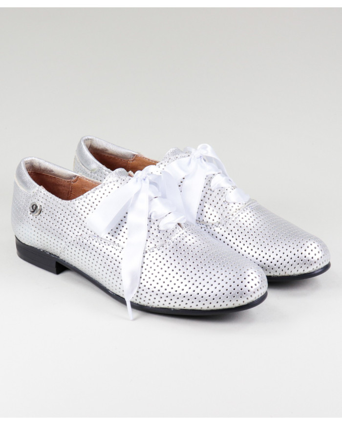 Ginova Rasos Zapatos con encaje Satin