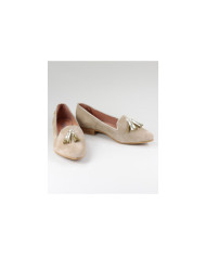 Lady Ginova Rasos Taupe Shoes with Berloques