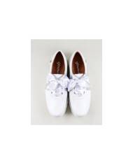 White Ginova shoes with Detail Back