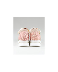 Pink Ginova shoes with Crocodile Back