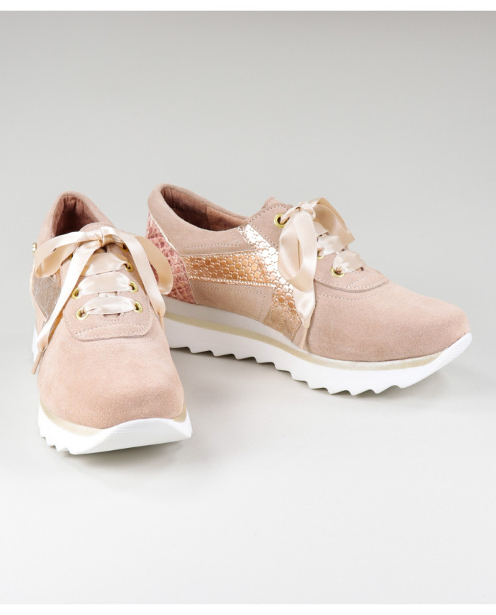 Pink Ginova shoes with Detail Back