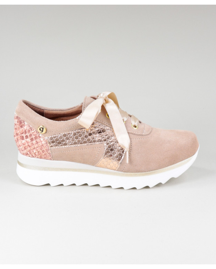 Pink Ginova shoes with Detail Back