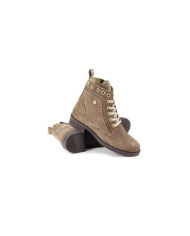 Taupe Rasas Ginova Boots in Camurça