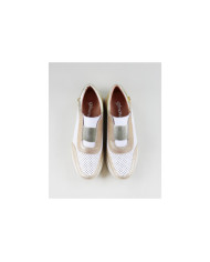 Taupe Trainers / Beje Ginova Women with Elastic