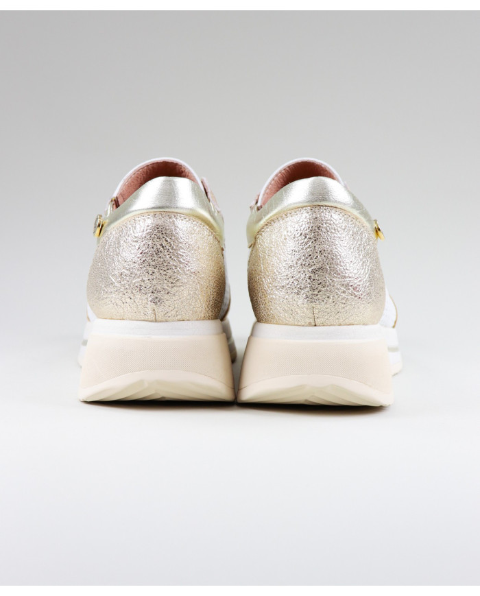 Taupe Trainers / Beje Ginova Women with Elastic