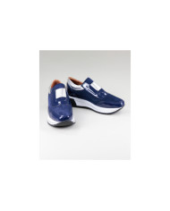 Women's Blue Trainers Ginova with Elastic