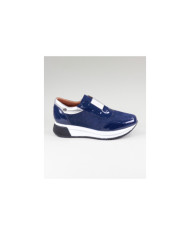 Women's Blue Trainers Ginova with Elastic