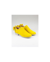 Yellow Boots Rasas Ginova de Senhora with Lace Behind