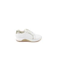 Ginova Women's White Sneaker in Skin