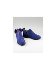 Blue Boots Rasas Ginova de Senhora with Laço Behind