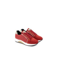 Ginova Women's Red Sneaker in Skin